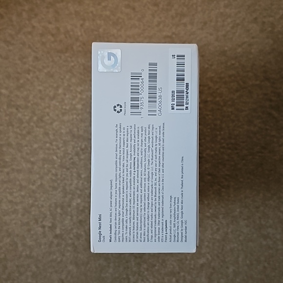 Nest Mini (2nd Generation) with Google Assistant - Black - Picture 11 of 11